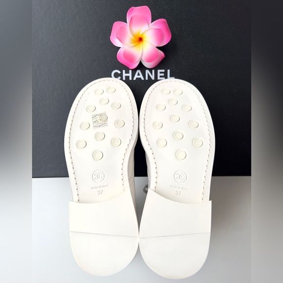 CHANEL Paradise Lace Up Buckle Boots Sz. 37 - Picture 9 of 15